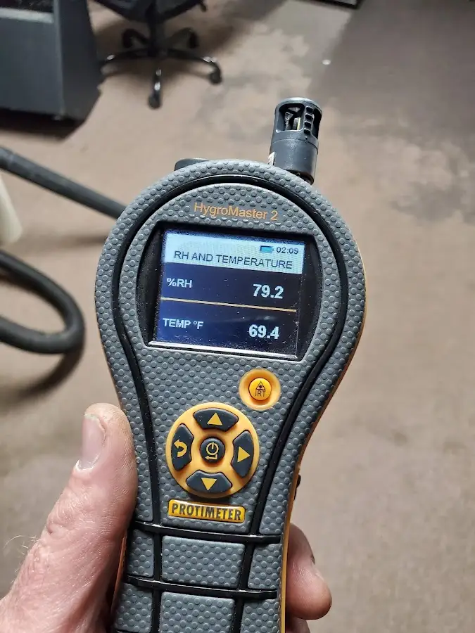 Moisture meter humidity assessment for Mold Remediation & Removal in Whitemarsh Island